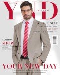 YND Men's Slim Fit Black Suit Set with Tie