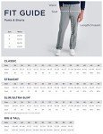 Haggar Men's Expandable Waist Pleat-Front Pants