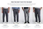 Haggar Men's Expandable Waist Pleat-Front Pants