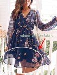 CUPSHE Women's Floral V-Neck A-Line Mini Dress
