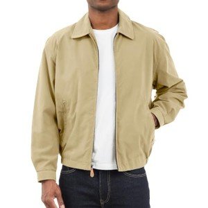London Fog Men's Auburn Zip Golf Jacket, Camel