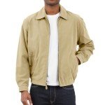 London Fog Men's Auburn Zip Golf Jacket, Camel