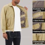 London Fog Men's Auburn Zip Golf Jacket, Camel