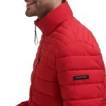 Calvin Klein Men's Packable Down Jacket - Deep Red