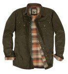 Gioberti Men's Soft Cotton Flannel Lined Jacket