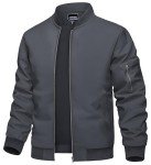 Men's Lightweight Bomber Jacket - Casual Windbreaker