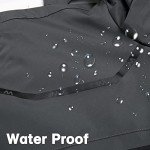 Men's Lightweight Waterproof Grey Raincoat with Hood