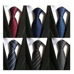 Classic Woven Jacquard Men’s Tie Set of 6