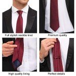Adulove Classic Silk Neckties for Men (6-Pack)
