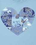Girls' Graphic T-Shirt 3-Pack – Butterfly & Floral