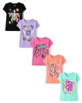 Girls’ Graphic T-Shirt 5-Pack by The Children’s Place
