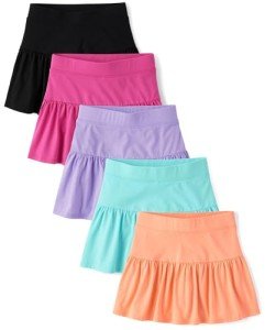 Girls' 5-Pack Everyday Pull-On Skorts