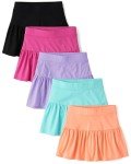 Girls' 5-Pack Everyday Pull-On Skorts