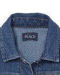 Girls' Basic Denim Jacket in Azure Wash