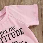 Toddler Girls Summer Outfit: T-Shirt & Shorts Set
