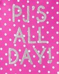 Carter's Girls' 6-Piece Unicorn & Dot Pajama Set
