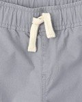 Boys' Pull-On Jogger Shorts 3-Pack - Fin Gray/Flax/Tidal