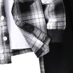 Toddler Boy Plaid Hoodie and Sweatpants Set