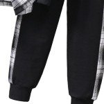 Toddler Boy Plaid Hoodie and Sweatpants Set