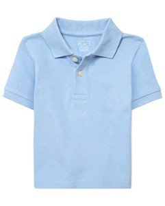 Toddler Short Sleeve School Uniform Polo Shirt