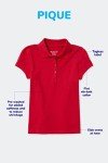 Toddler Short Sleeve School Uniform Polo Shirt