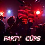 Light Up Glow in the Dark Red Party Cups - 24 Pack