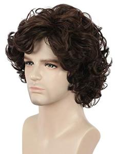 Rocky Horror Short Curly Frank N. Furter Cosplay Wig