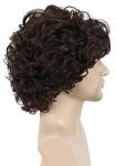 Rocky Horror Short Curly Brown Frank N. Furter Cosplay Wig