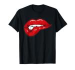 Rocky Horror Picture Show T-Shirt - Red Lips Bitten