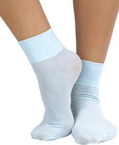 Rocky Horror Columbia Baby Blue Ankle Socks for Women