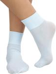 Rocky Horror Columbia Baby Blue Ankle Socks for Women