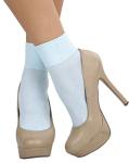 Rocky Horror Columbia Baby Blue Ankle Socks for Women
