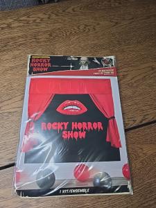 Rocky Horror Backdrop 3D Scene Setter - Red & Black