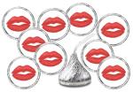 216 Rocky Horror Red Lips Kiss Stickers