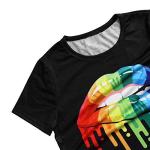 Rocky Horror Picture Show Lips Graphic Rainbow LGBTQ+ T-Shirt