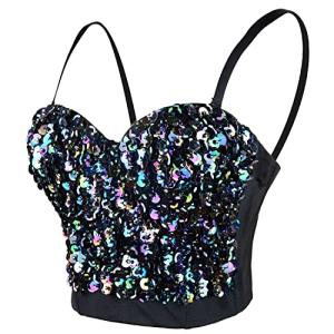 Rocky Horror Sequin Bustier Top Columbia Inspired