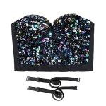 Rocky Horror Sequin Bustier Top Columbia Inspired