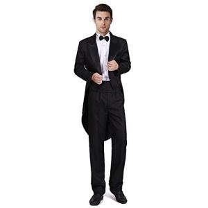 Rocky Horror Picture Show Men's Tuxedo Costume Set Riff Raff Inspired