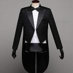 Rocky Horror Picture Show Men's Tuxedo Costume Set Riff Raff Inspired