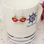 Red Lips Charms for Jewelry & Crafts - 20 Pieces