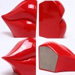 Rocky Horror Picture Show-Inspired Red Lips Bookends - Set of 2