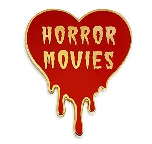 Heart Horror Movies Enamel Pin