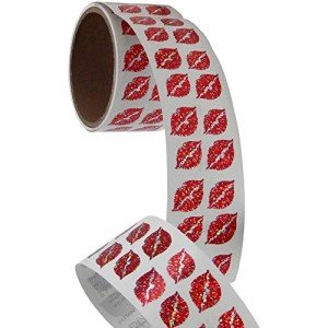 Rocky Horror Mini Lips Prismatic Stickers - 100 Pack