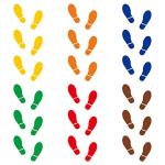 Rocky Horror PVC Footprint Dance Stickers - 6 Colors - Time Warp - LGBTQ+ Rainbow