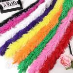 Rocky Horror Red & Black Faux Feather Boas - 5 Pack