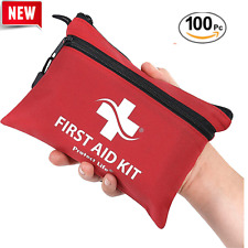 100-Piece Portable First Aid Kit for Hiking