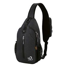 WATERFLY Teal Blue Crossbody Hiking Sling Backpack