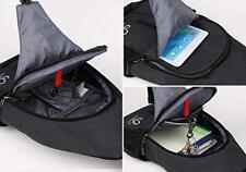 WATERFLY Teal Blue Crossbody Hiking Sling Backpack