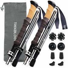 Collapsible Nordic Hiking Poles - Cork Handle, Ultralight