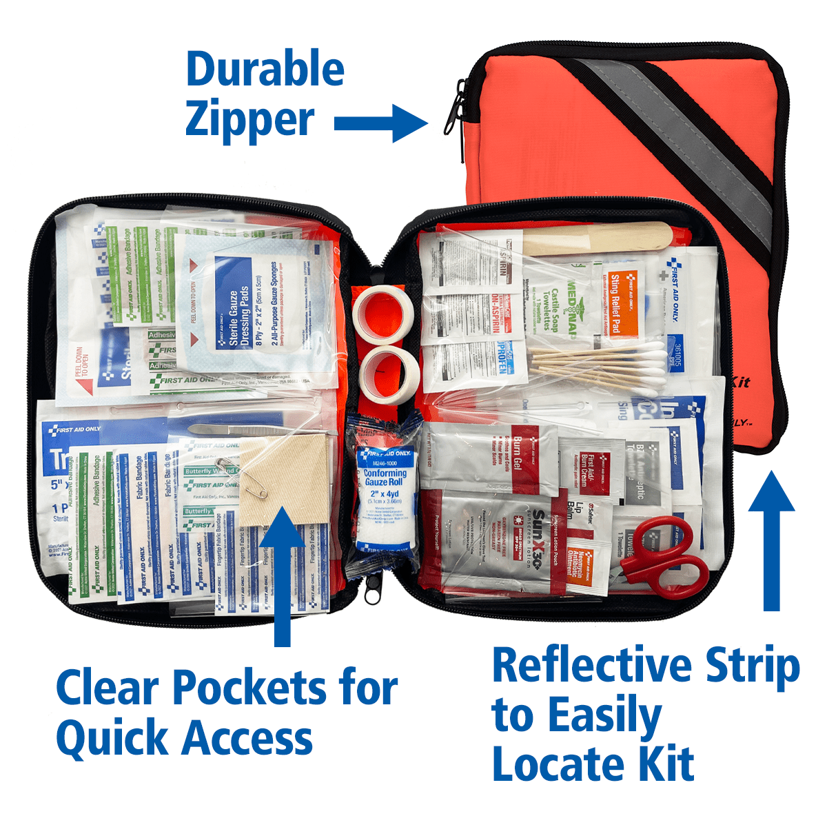 Multi-Person 200+ Piece Outdoor First Aid Kit